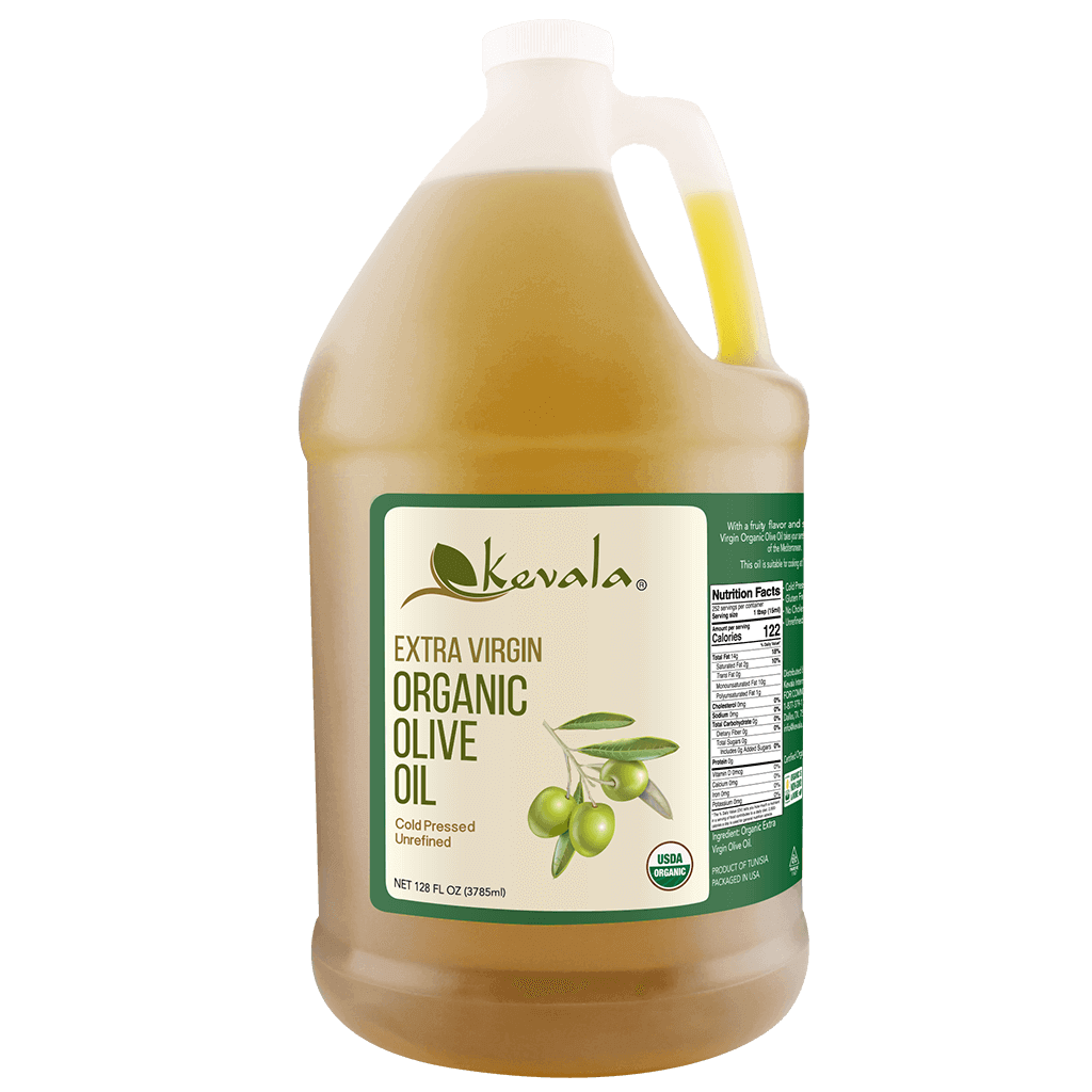 Extra Virgin Organic Olive Oil 128 fl oz (1 gal)