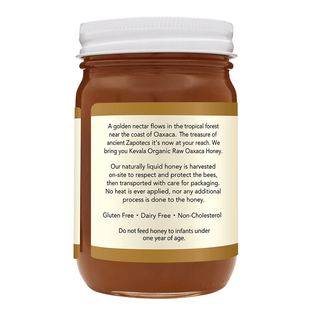 Organic Raw Oaxaca Honey 16 oz