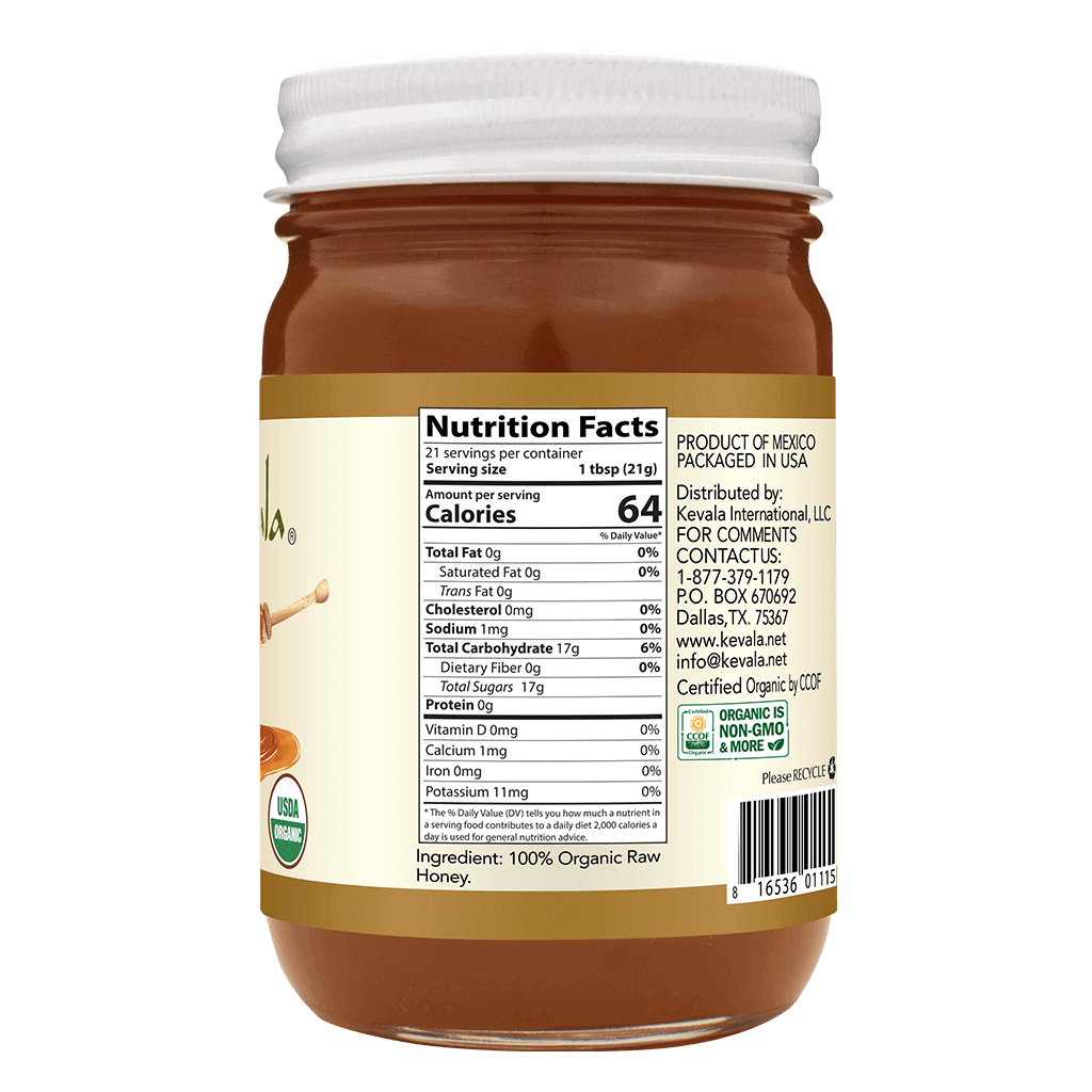 Organic Raw Oaxaca Honey 16 oz