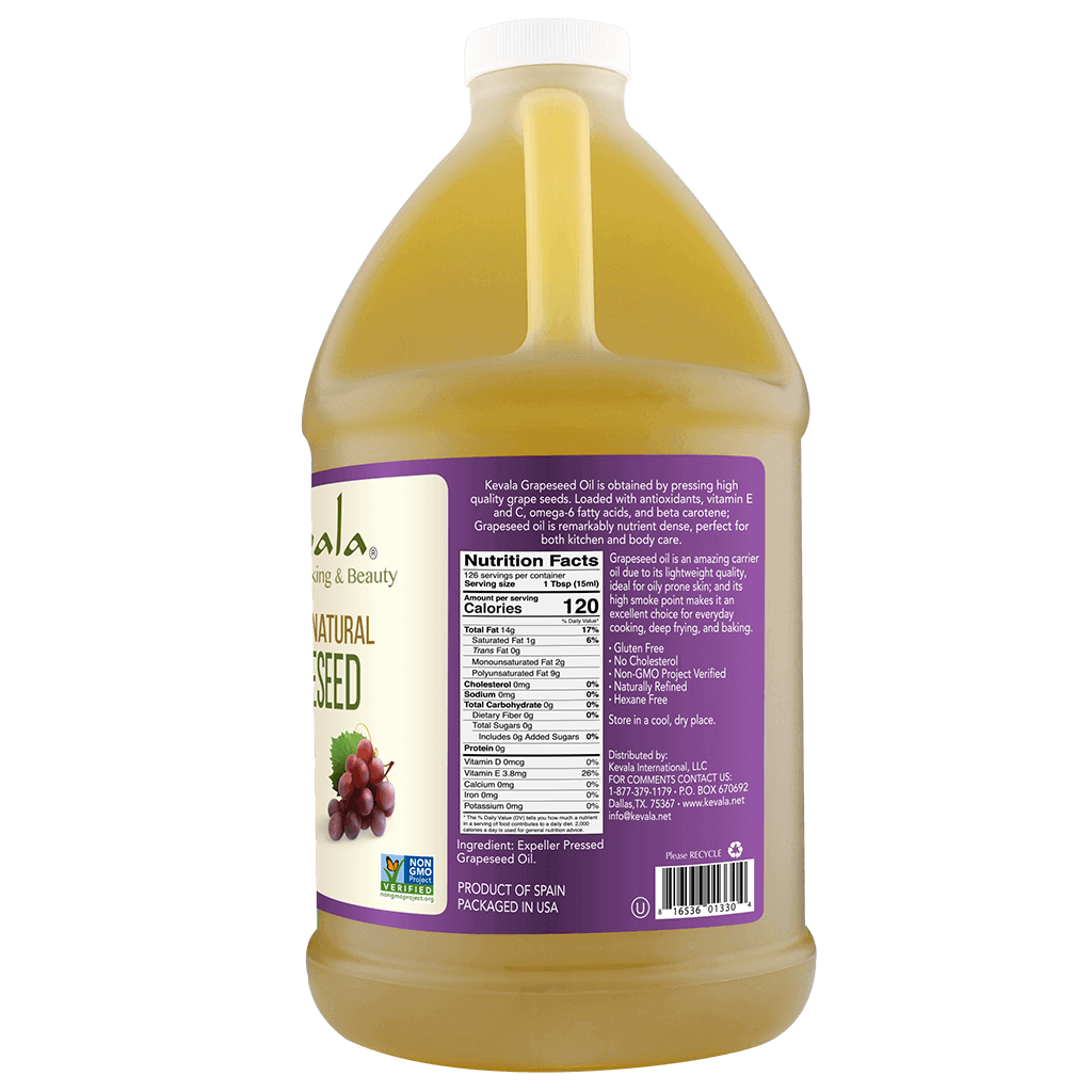 Grapeseed Oil 64 fl oz (1/2 gal)