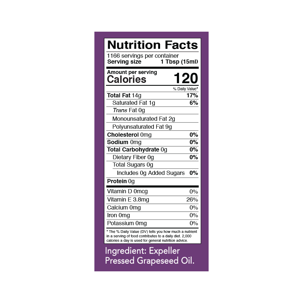 Grapeseed Oil 35 lb