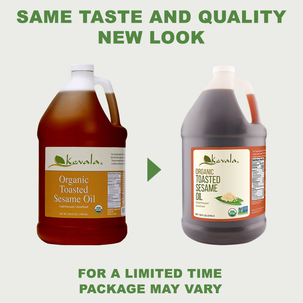 Organic Toasted Sesame Oil 128 fl oz  (1 gal)